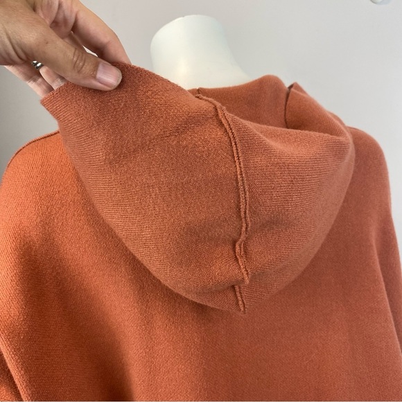 Zara • drop shoulder knit hooded pullover - Picture 8 of 14